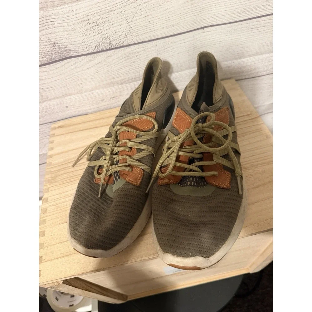 Olukai‎ Mio Li Sneakers Hunter Green Lava Rock Shoes 10440-HGLR Mens Size 9.5
